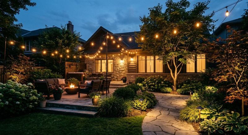Courtyard Light Installation in Heber City, UT